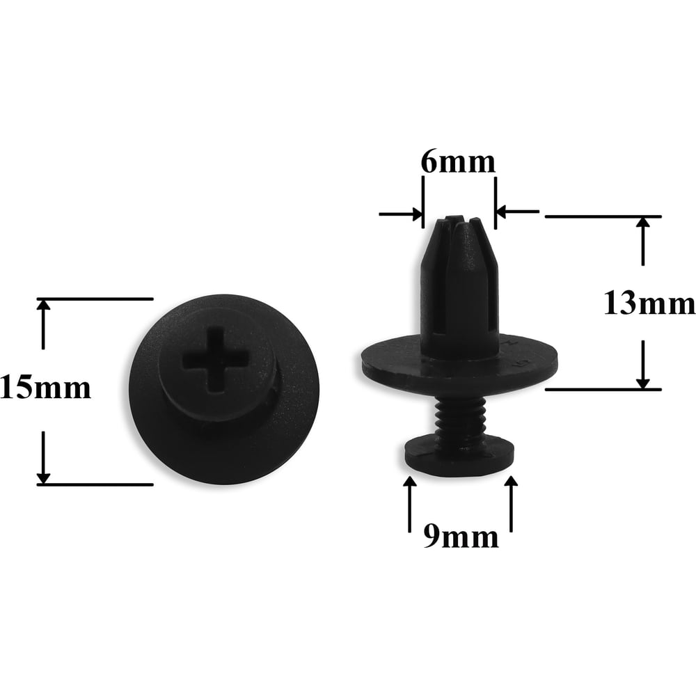 Изображение товара Автокрепеж Acura/Honda/Infiniti/Isuzu/Kia/Nissan 10 шт 5578552020, 90684SA50030, 8942981190 КрепАвто 0171