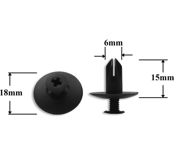 Изображение товара Автокрепеж для Acura/Honda/Hyundai/Kia 10 шт 91524SE0003 КрепАвто 0243