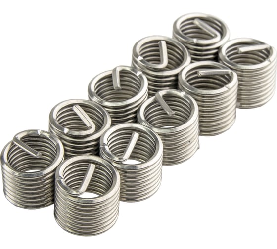 Изображение товара Вставка резьбовая для восстановления резьбы ZIPMEND M12x1.75, 10 шт ZS-G021217-10