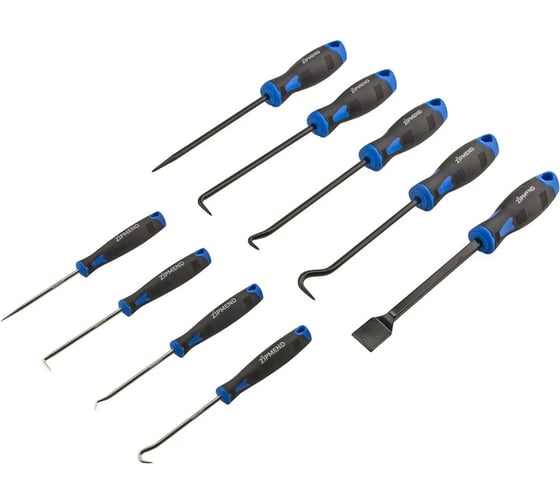 Изображение товара Набор инструментов для демонтажа сальников, уплотнителей и остатков герметика ZIPMEND 9 предметов ZS-A003005