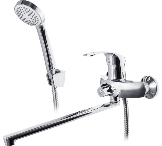 Изображение товара Смеситель для ванны Ekko длинный излив, переключатель в корпусе E22021