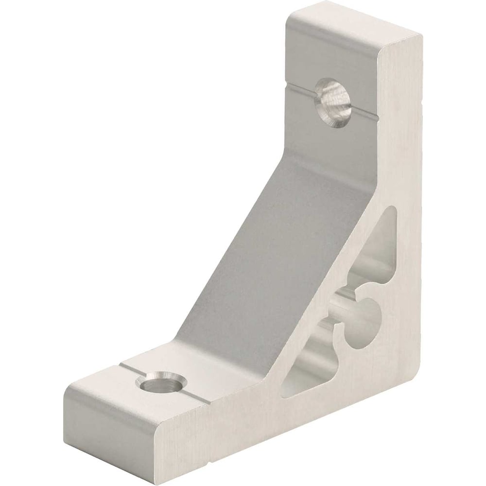 Изображение товара Уголок соединительный с торцевым отверстием Алтервиа A00811.130208 для алюминиевых профилей 30x30 м