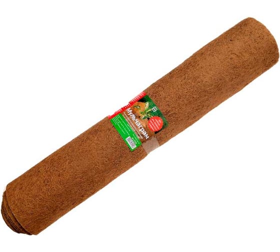 Изображение товара Укрывной мульчирующий материал ГеоПластБорд Мульчаграм, кокосовый, 1м х 3м mg1x3