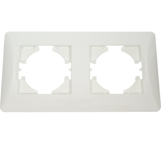 Изображение товара Рамка SPL 2 поста, белый, серия BW 205202