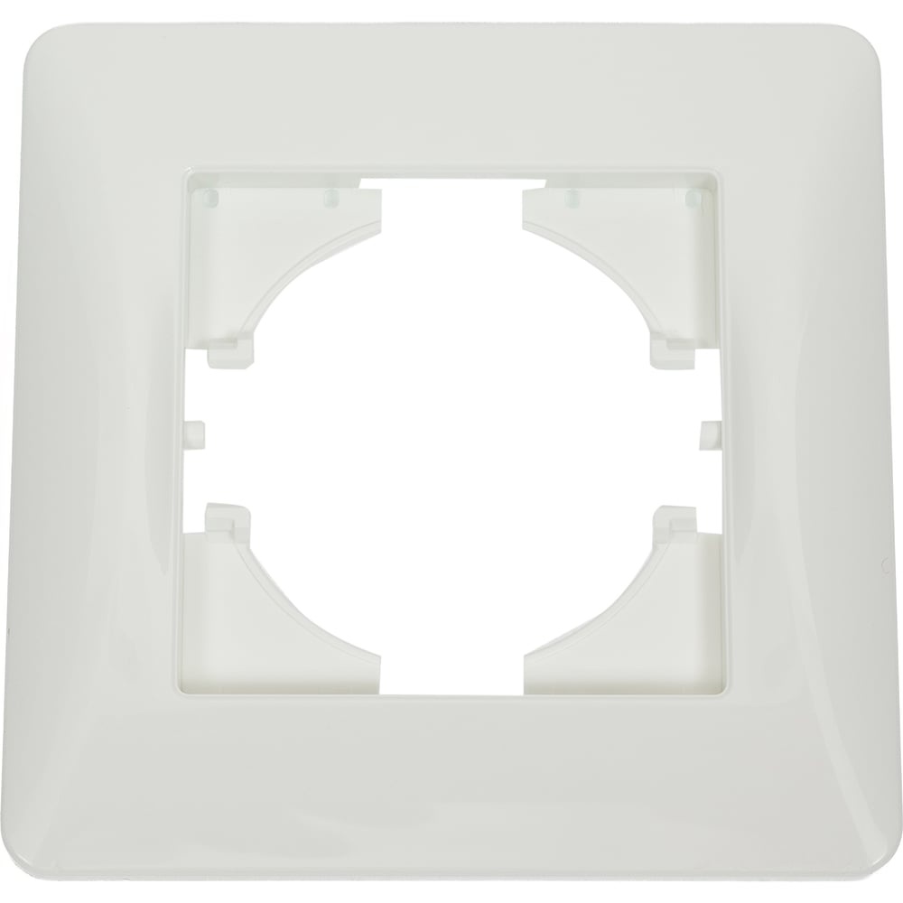 Изображение товара Рамка SPL 1 пост серия BW белый пластиковая для распределительных щитов