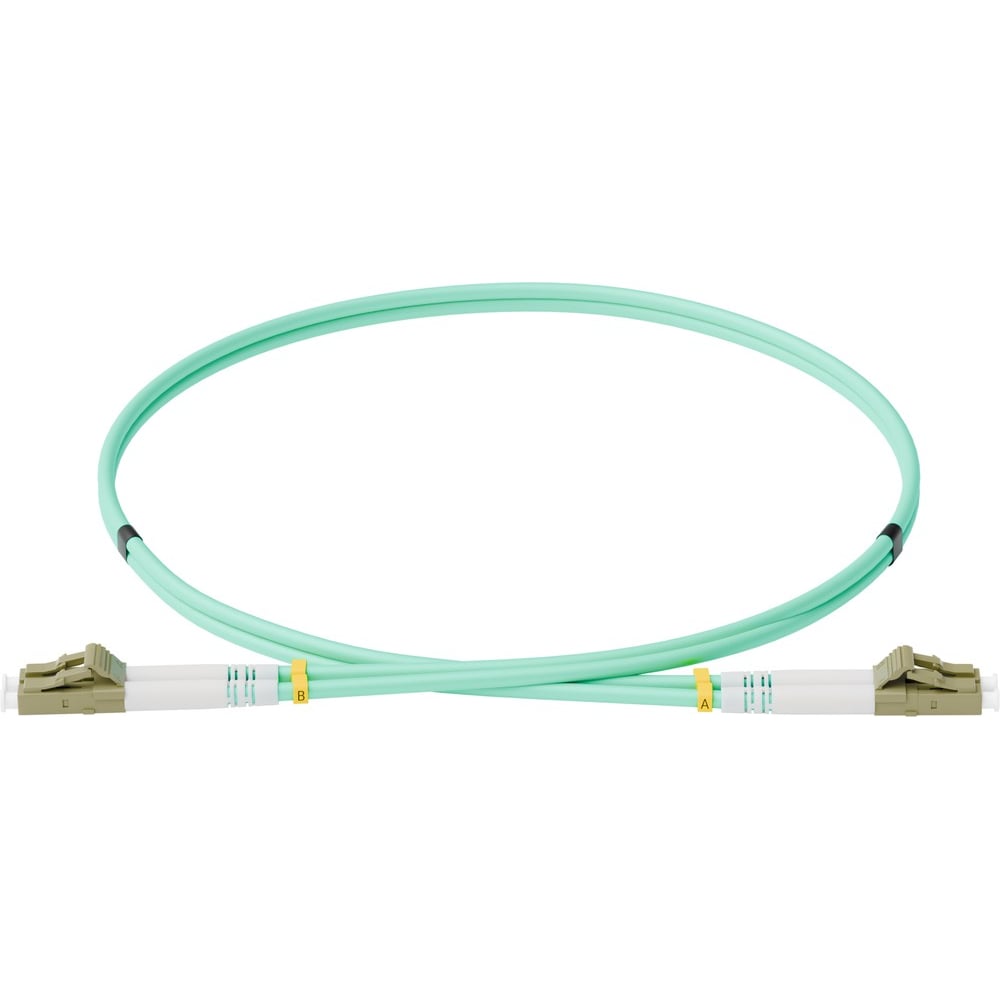 Изображение товара Оптический патч-корд OM3 1 м LC-LC дуплексный бирюзовый ONTEK