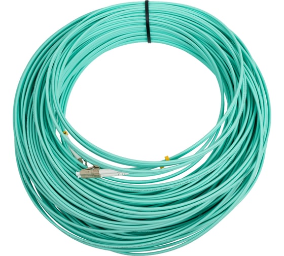 Изображение товара Патч-корд оптический ONTEK дуплексный, LC-LC, UPC, 70.0 м., OM3, LSZH, бирюзовый ONTEK.PCO-70.0-DPC.MM.UPS.LL.OM3