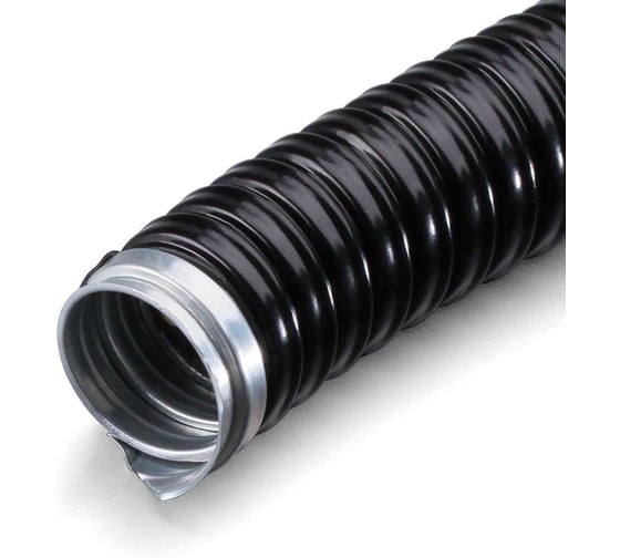 Изображение товара Металлорукав Урал ПАК изол.нг - 25мм, черный, 10м МР-1021025-010