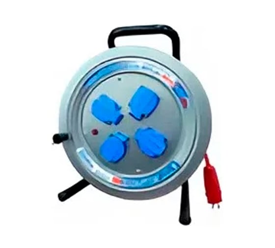 Изображение товара Силовой удлинитель на металлической катушке DOMTOK АРКТИК КГ 3*2,5, 4,0 кВт, IP-44, з/к, 40м 2589