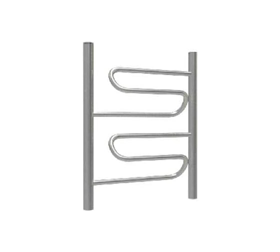 Изображение товара Полотенцесушитель ТЕРМОДИЗАЙН нерж. W (лесенка) W=500,H=600 (2 перекладины) 1/2в.р. ТЕРМО ДИЗАИН TDW002