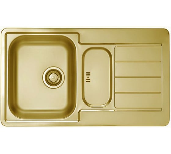 Изображение товара Мойка ALVEUS LINE 30 MONARCH GOLD 860x500 в компл. с выпуском без сифона 1068991