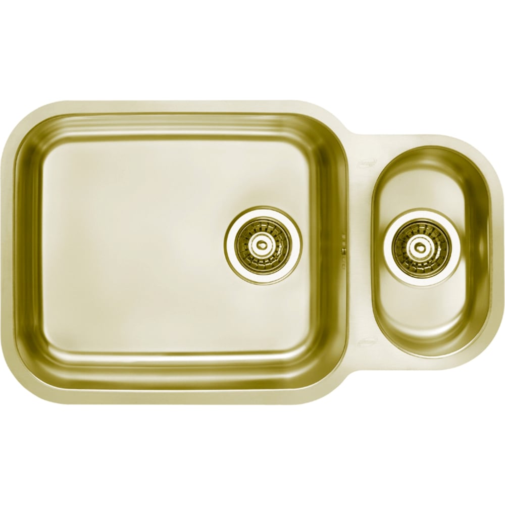 Изображение товара Мойка ALVEUS DUO 20 MONARCH GOLD двухчашевая золотая 683x400 мм
