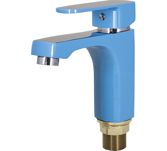 Изображение товара Смеситель для раковины Ekko с гайкой, синий E10304