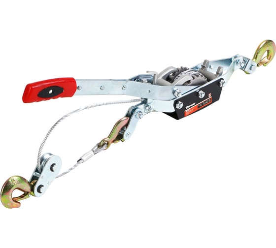 Изображение товара Лебедка ручная рычажная ЕРМАК X-Pro 3т, 3 крюка 737-080