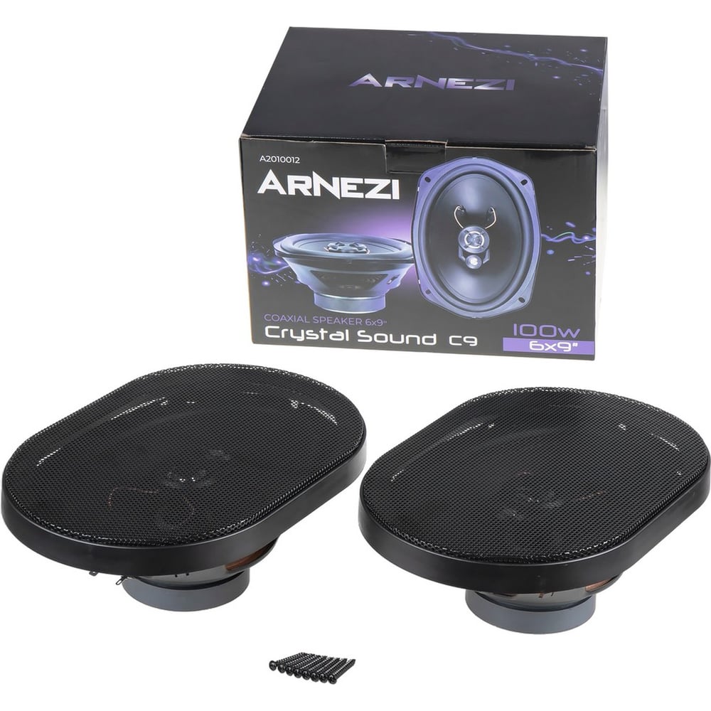 Изображение товара Колонки ARNEZI Crystal Sound C9 6x9 трехполосные для автомобиля профессиональные
