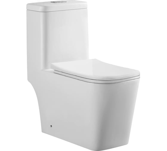 Изображение товара Унитаз моноблок напольный с сиденьем Stella Polar Сеговия KN6264000, белый SP-00001848