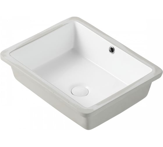 Изображение товара Раковина встраиваемая Agger снизу санфарфор, белый глянец ASB01500
