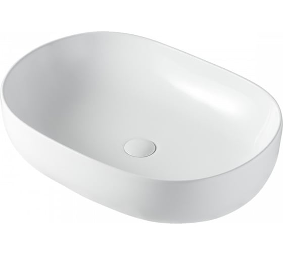 Изображение товара Раковина накладная Agger санфарфор, белый глянец ASO21600