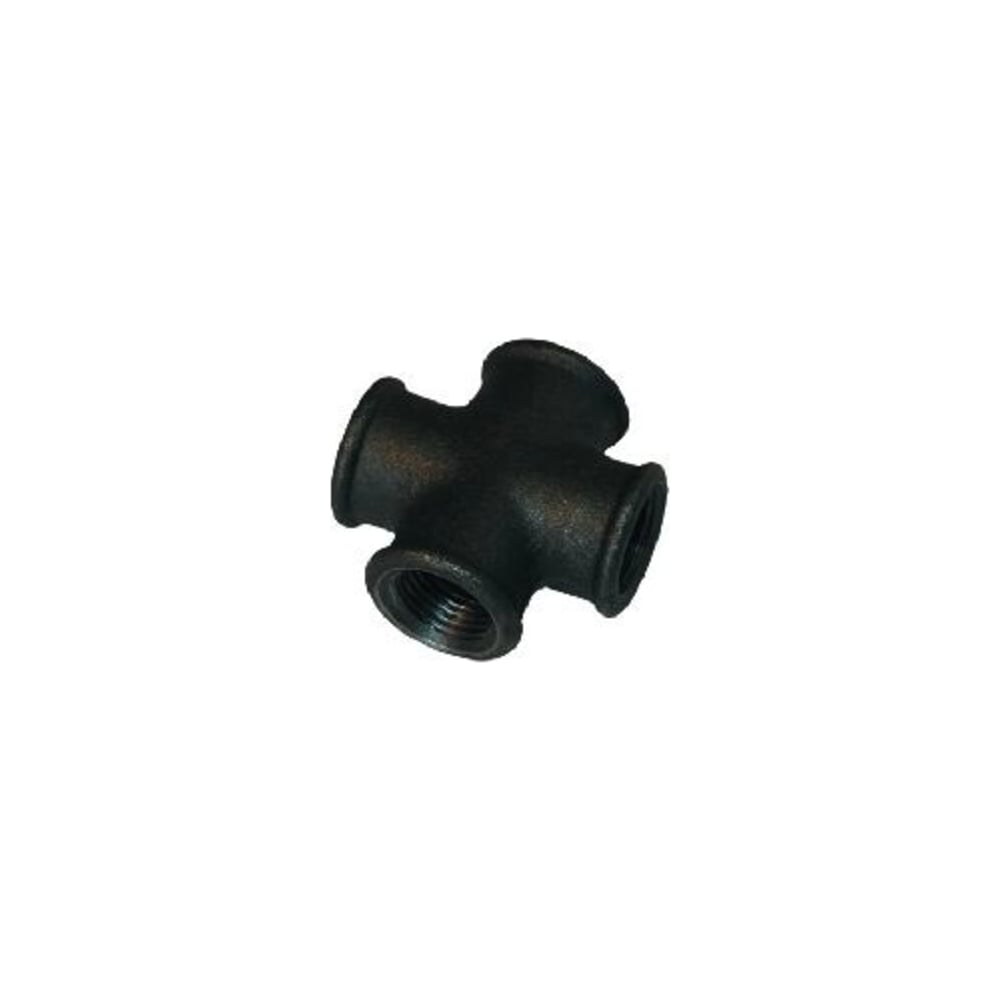 Изображение товара Крестовина для труб из чугуна 1/2 дюйма сантехническая