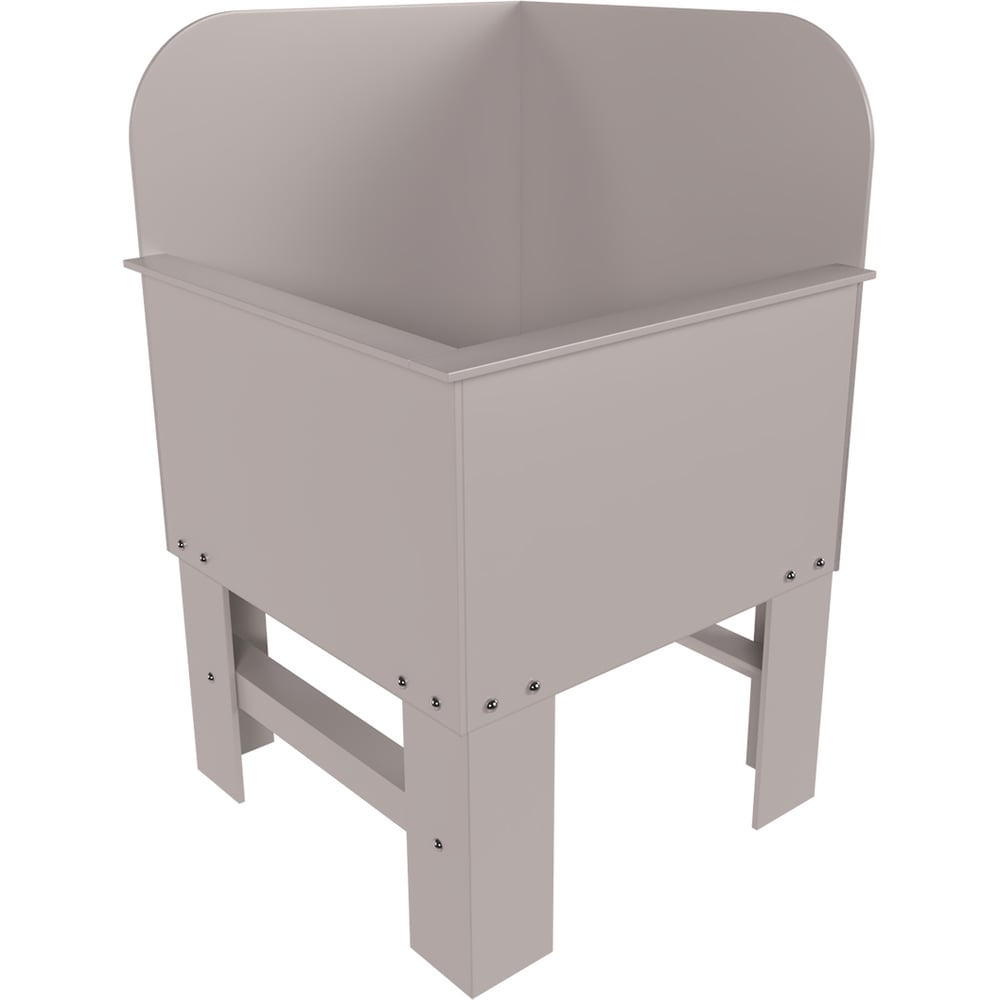 Изображение товара Мойка Экосети Washing 1.0 MEW1 квадратная напольная с полипропиленом серый