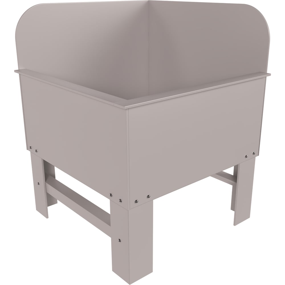 Изображение товара Мойка Экосети Washing 4.0 MEW4 квадратная напольная раковина для ванной серый глянцевый стиль класс