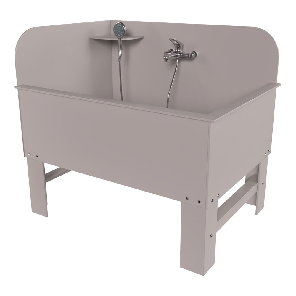 Изображение товара Мойка Экосети Washing 7.0 MEW7 напольная раковина с смесителем серый 920 мм