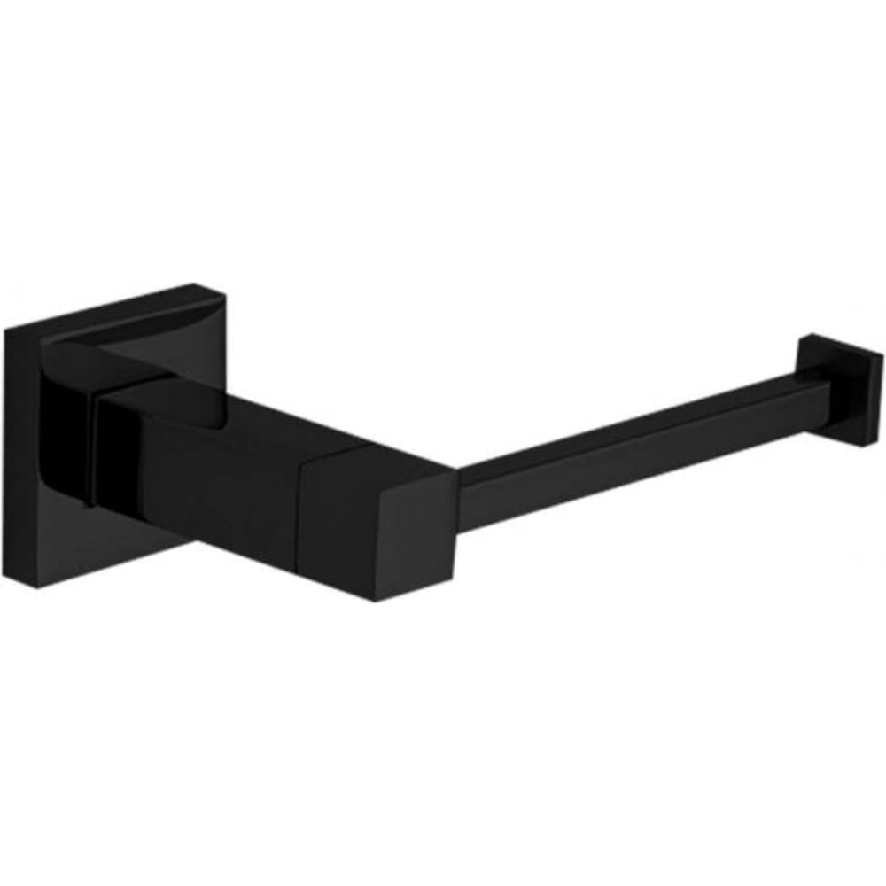 Изображение товара Держатель для туалетной бумаги NOFER BARCELONA матовый черный настенный