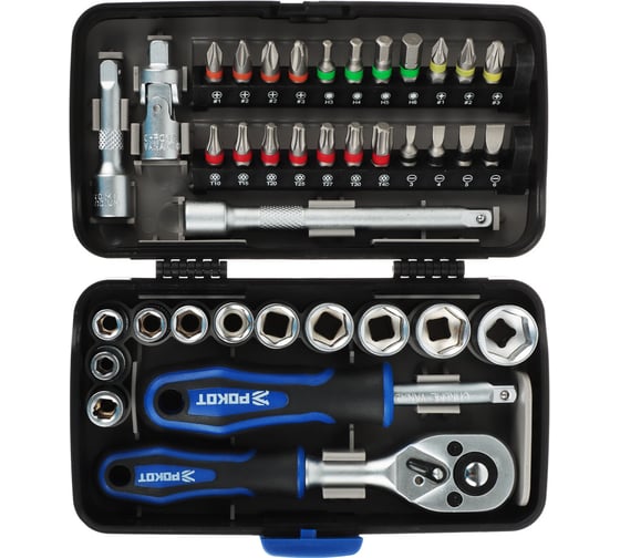 Изображение товара Набор инструментов РОКОТ 38 предметов 689-002