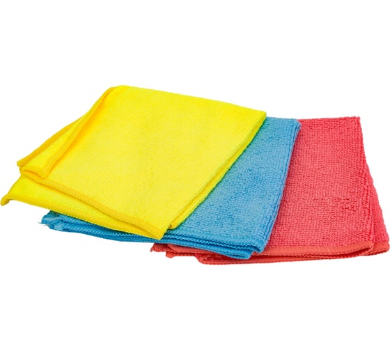 Изображение товара Универсальная салфетка 1-2-PRO микрофибра, 30х30 см, 3 шт. СУМ-3