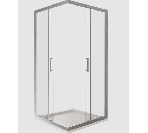 Изображение товара Душевое ограждение TOKITO WARUSAWA 90x90 квадрат, вороненая сталь TOK-WARU-90SQGM