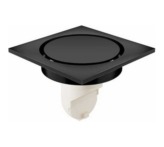 Изображение товара Сливной трап для душа ORANGE 100x100 мм, черный TR01-003b