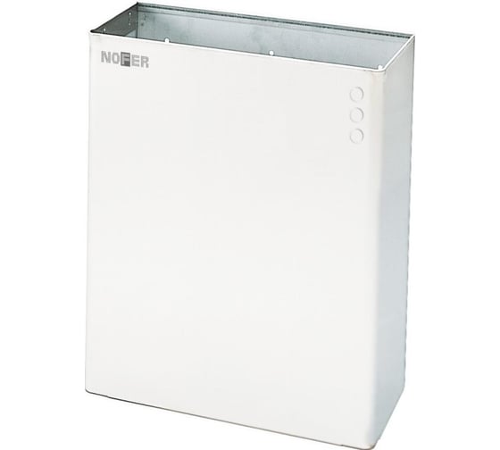 Изображение товара Контейнер для мусора настенный NOFER из нержавеющей стали белый 23 л. 14077.W