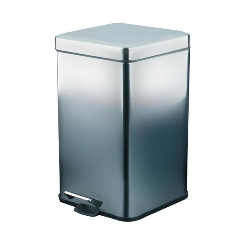 Изображение товара Ведро из нержавеющей стали NOFER 6 л с педалью прямоугольное матовое