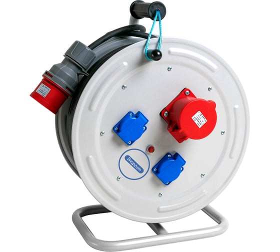 Изображение товара Удлинитель на катушке ЭНАРГИТ 220/380В МК5 КГ5х1,5 - 60 метров, МК5-515-60К-3801-2202-44