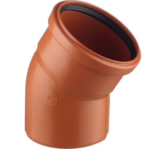 Изображение товара Канализационный отвод АТЛАС ПЛАСТ 30 градусов, DN 110, наружный SPNCEB3000110