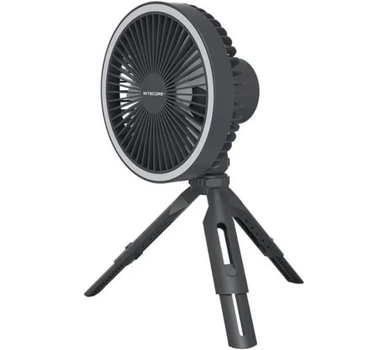 Изображение товара Портативный вентилятор NITECORE для кемпинга NEF10 Grey: источник питания 10000 мАч 22562