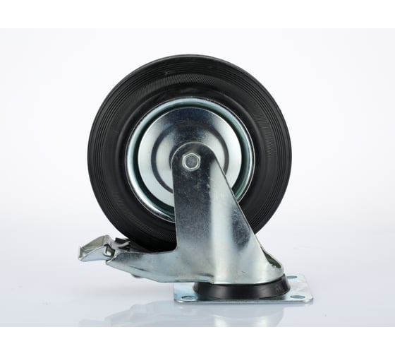 Изображение товара Колесо 200мм промышленное поворотное с тормозом Caster SCb80