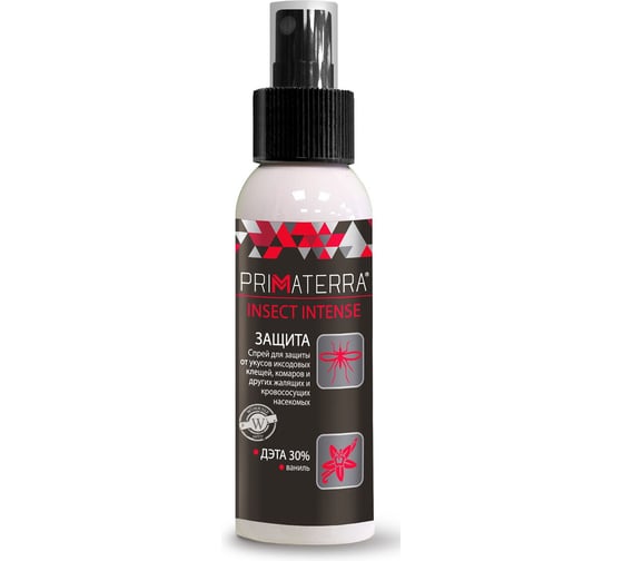 Изображение товара Спрей для кожи защитный ОФИСМАГ 200 мл PRIMATERRA INSECT INTENSE от клещей, комаров, слепней, ш/к 32300 609021
