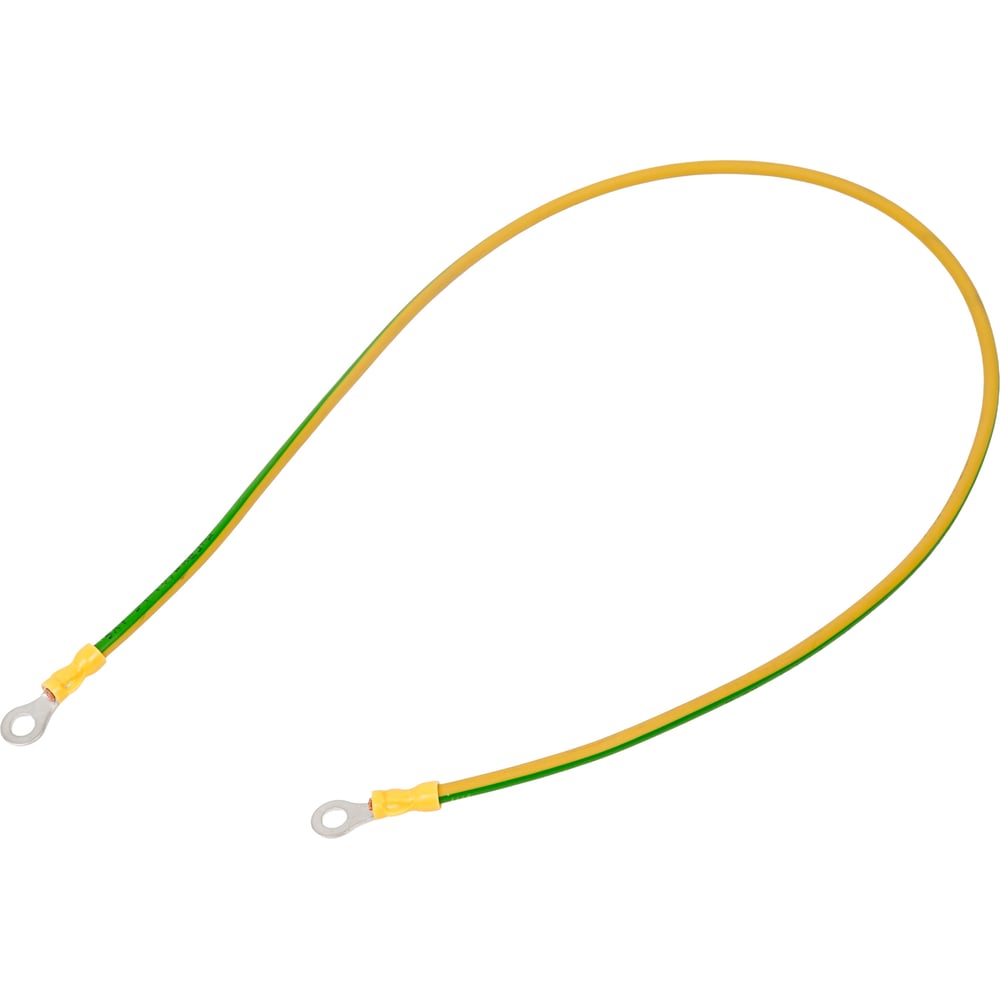 Изображение товара Медный заземляющий проводник PZM6-700 с кольцевым наконечником 6 мм 700 мм