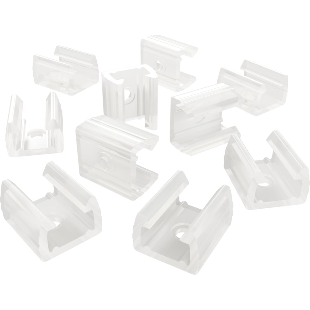 Изображение товара Комплект крепежей для светодной ленты Apeyron COB 220В-driverless 10 шт