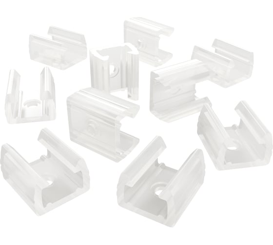 Изображение товара Комплект крепежей для светодной ленты Apeyron COB 220В-driverless, 10 шт, (для 10-110/111/112) 09-14 09-147