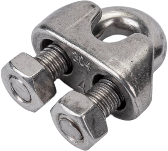 Изображение товара Канатный зажим КРЕП-КОМП нержавейка А2, DIN 741, М4, 20 шт. зкн4ф