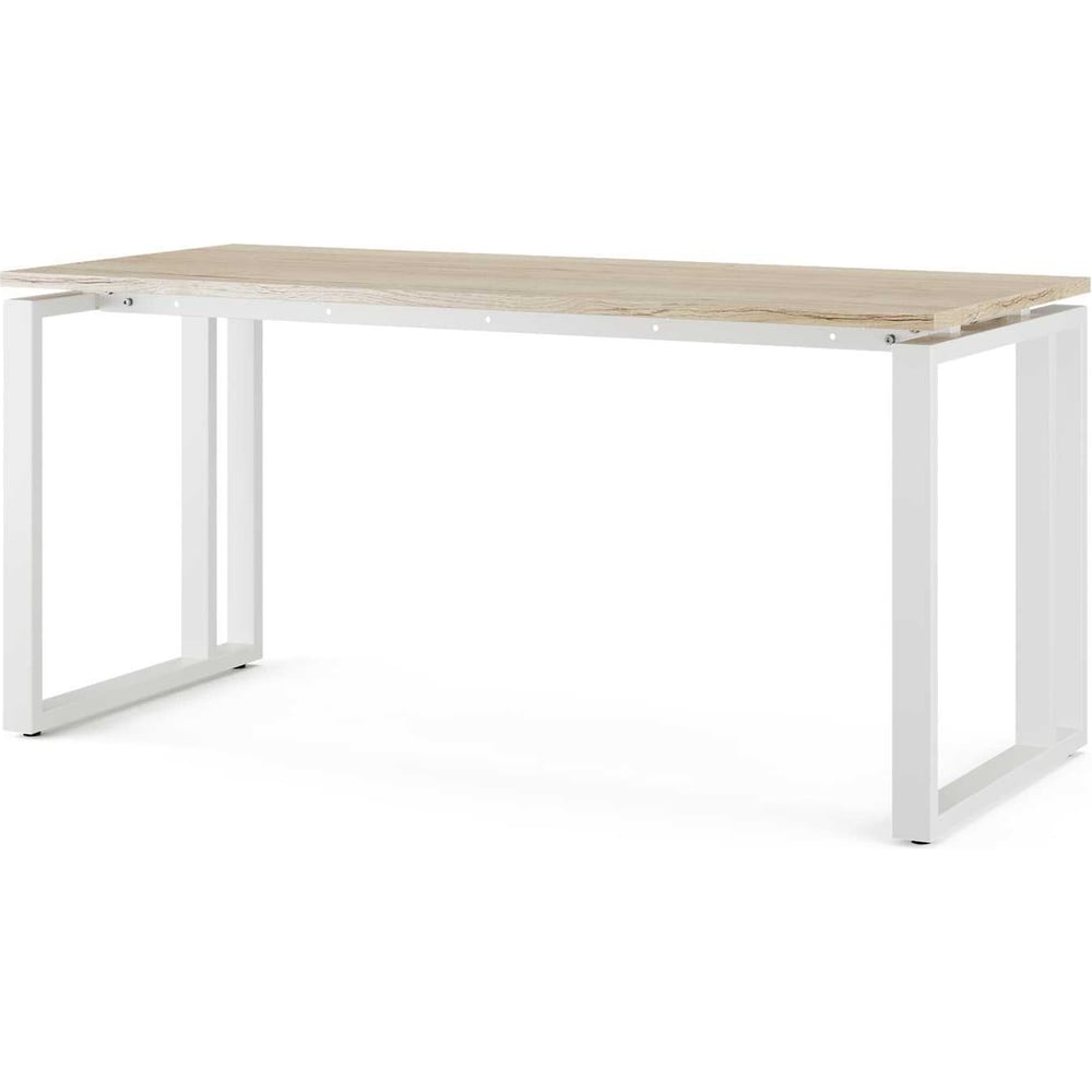 Изображение товара Офисный стол Kobor O2-140/70 белый и дуб натуральный современный стиль