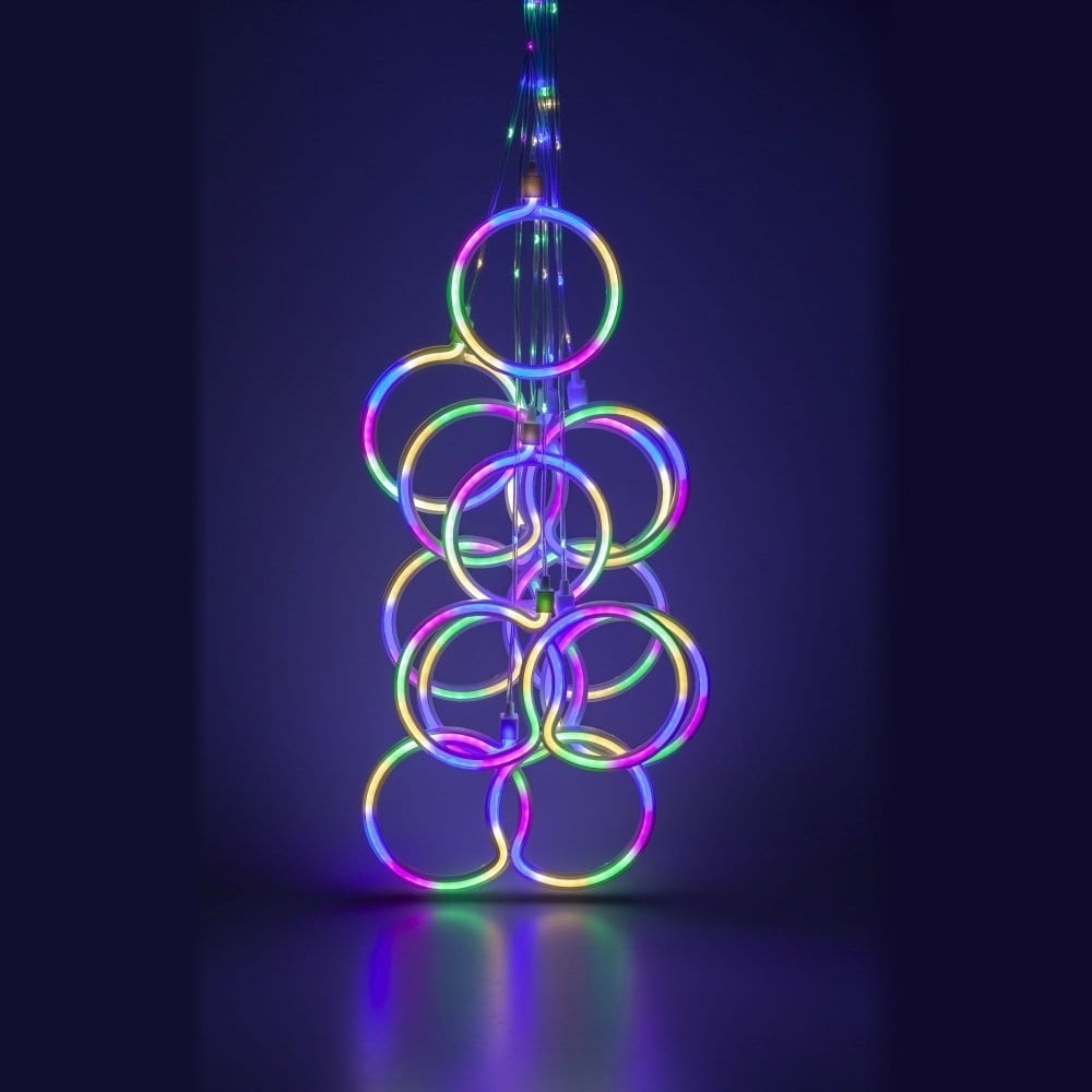 Новогодняя светодиодная гирлянда ЭРА композиция новогодняя светодиодная колесо обозрения 18х18х24см