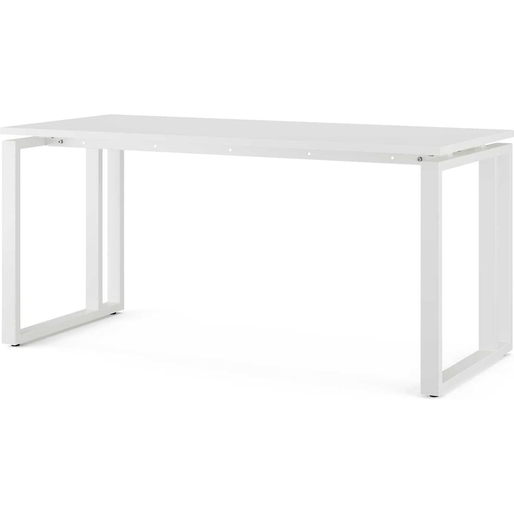 Изображение товара Офисный стол Kobor O2-160/70 white/premium - современный письменный стол для дома и офиса