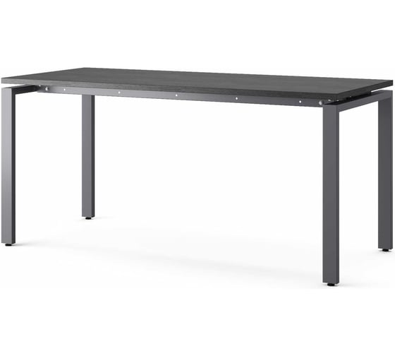 Изображение товара Стол офисный Kobor P-140/70 graphite/wood 210157