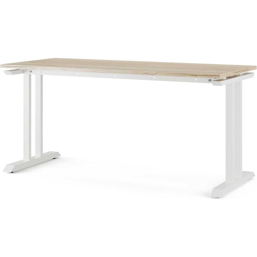 Изображение товара Стол офисный Kobor T-140/70 белый муар и дуб натуральный