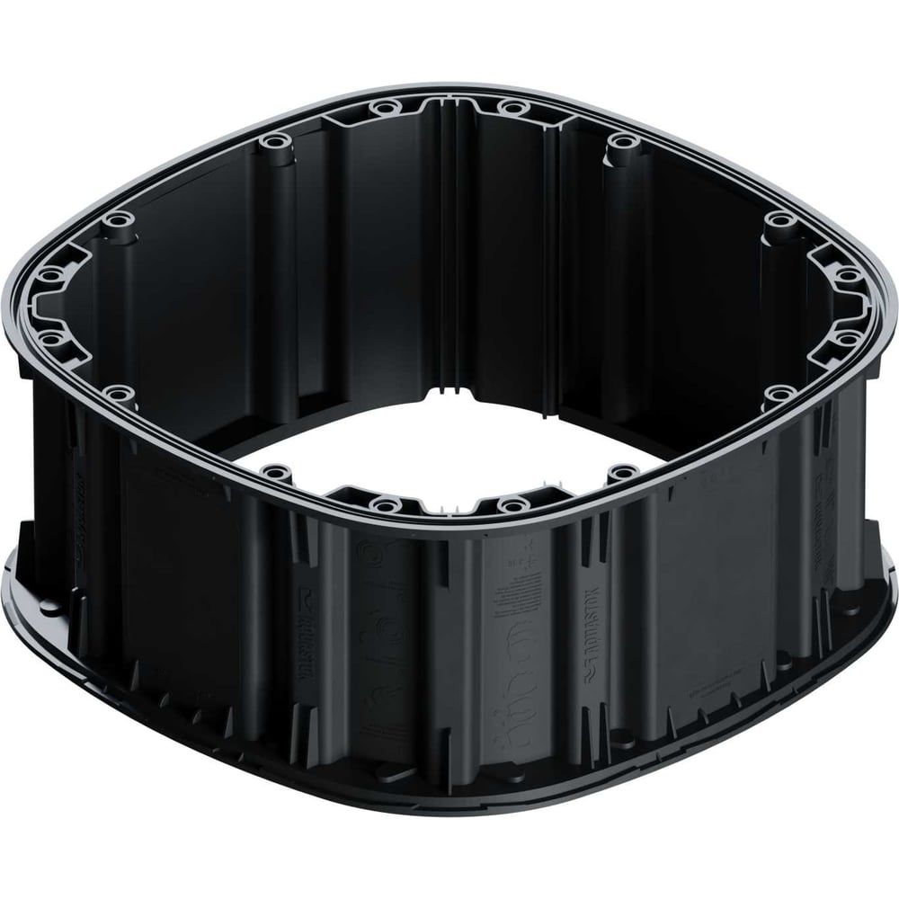 Изображение товара Полимерный колодец Aquastok 791203 средняя секция черный 1200х1200х500 мм