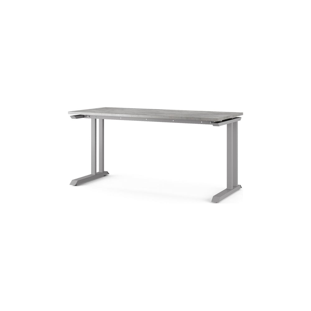 Изображение товара Офисный стол Kobor L1-140/70 aluminum chicago 211904, современный рабочий стол