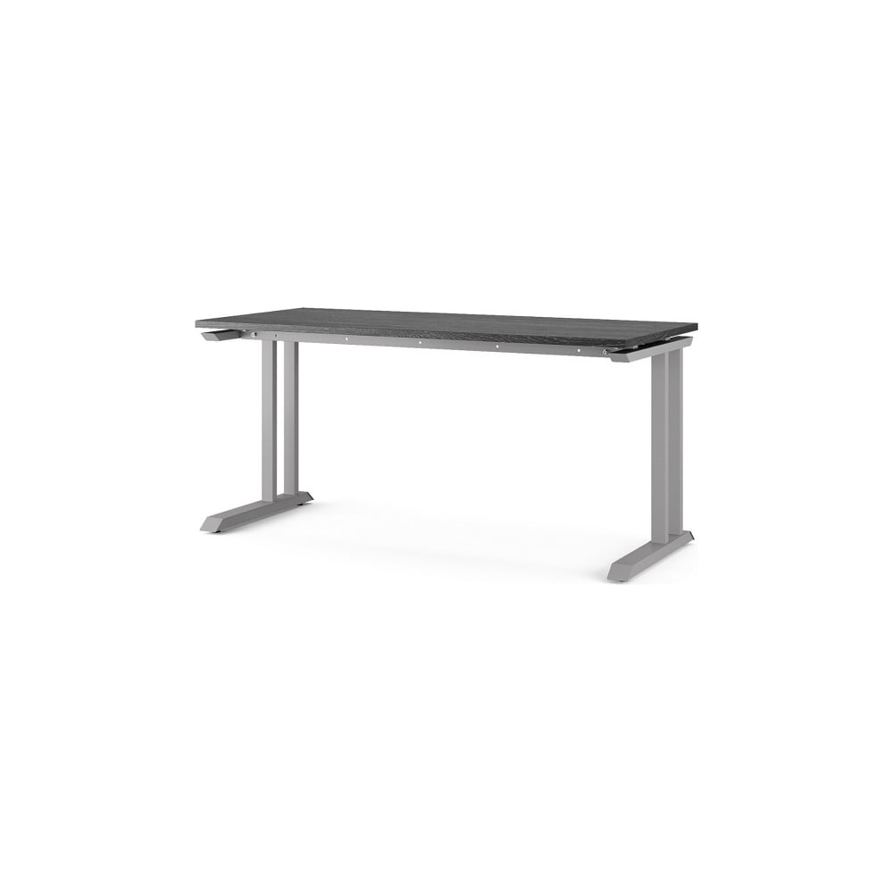 Изображение товара Стол офисный Kobor L1-160/70 aluminum/wood современный письменный стол 1600 мм